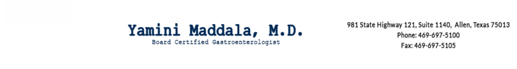Dr. Yamini Maddala, MD – Gastroenterologist in Allen, McKinney, Prosper Logo